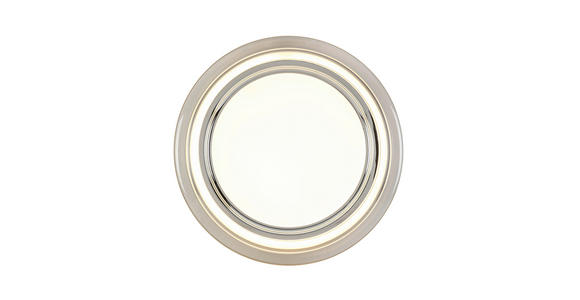 LED-DECKENLEUCHTE 45/6 cm - Chromfarben/Transparent, Design, Kunststoff/Metall (45/6cm) - Novel