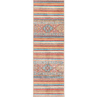 LÄUFER 80/250 cm CORTEA AZMEO, waschbar  - Cognac/Rot, Design, Kunststoff/Textil (80/250cm) - Lindorug