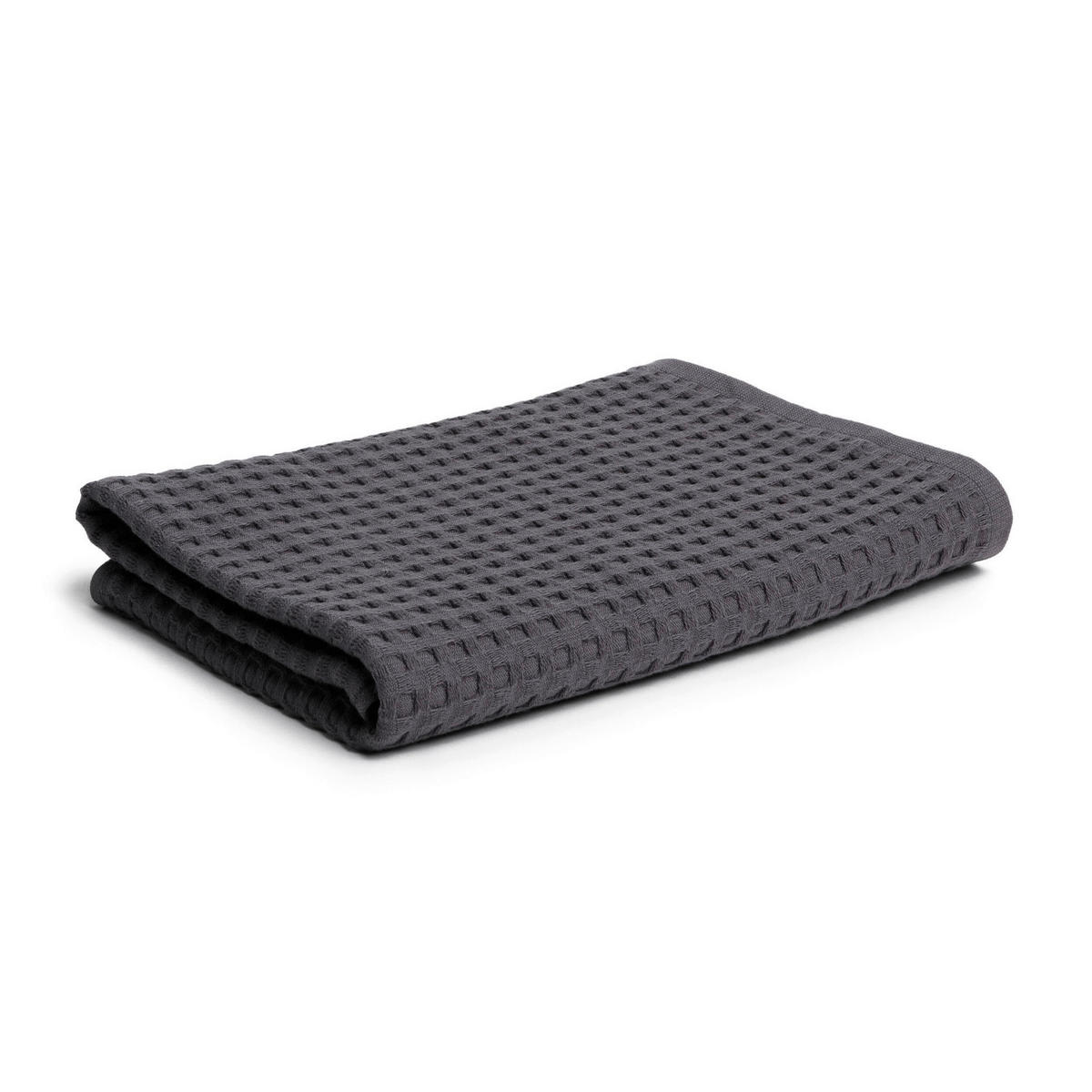 HANDTUCH PIQUEE Grau  - Grau, Basics, Textil (50/100cm) - Moeve