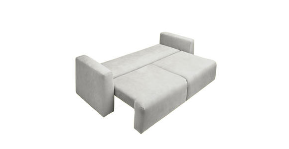 SCHLAFSOFA Cord Naturfarben Zierkissen, Rückenkissen, Bettkasten, Schlaffunktion, Rücken echt  - Schwarz/Naturfarben, Design, Kunststoff/Textil (250/92/105cm) - Carryhome