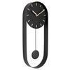 WANDUHR 20/50/5 cm   - Schwarz, Basics, Metall (20/50/5cm) - Karlsson