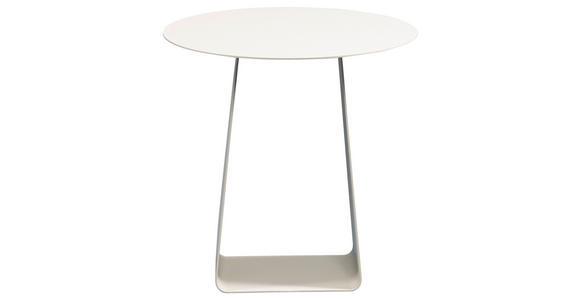 BEISTELLTISCH rund Creme  - Creme, Design, Metall (45/45/45cm) - Xora