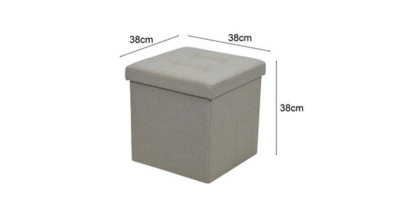 SITZBOX  - Kaschmir, Design, Textil (38/38/38cm) - Carryhome