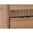 SIDEBOARD  140/90/42 cm 2 Schublade(n)  - Eichefarben/Schwarz, LIFESTYLE, Holzwerkstoff/Metall (140/90/42cm) - Novel