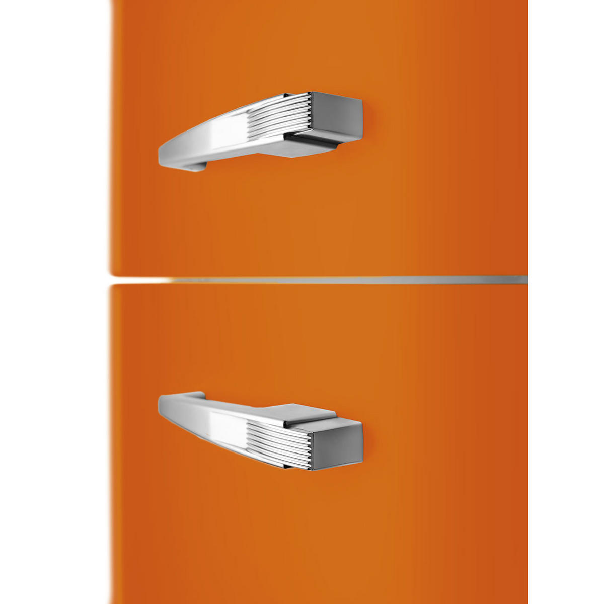 KÜHL-GEFRIER-KOMBINATION 60/196,8/72,8 cm FAB32LOR5  - Orange, Basics, Metall (60/196,8/72,8cm) - SMEG