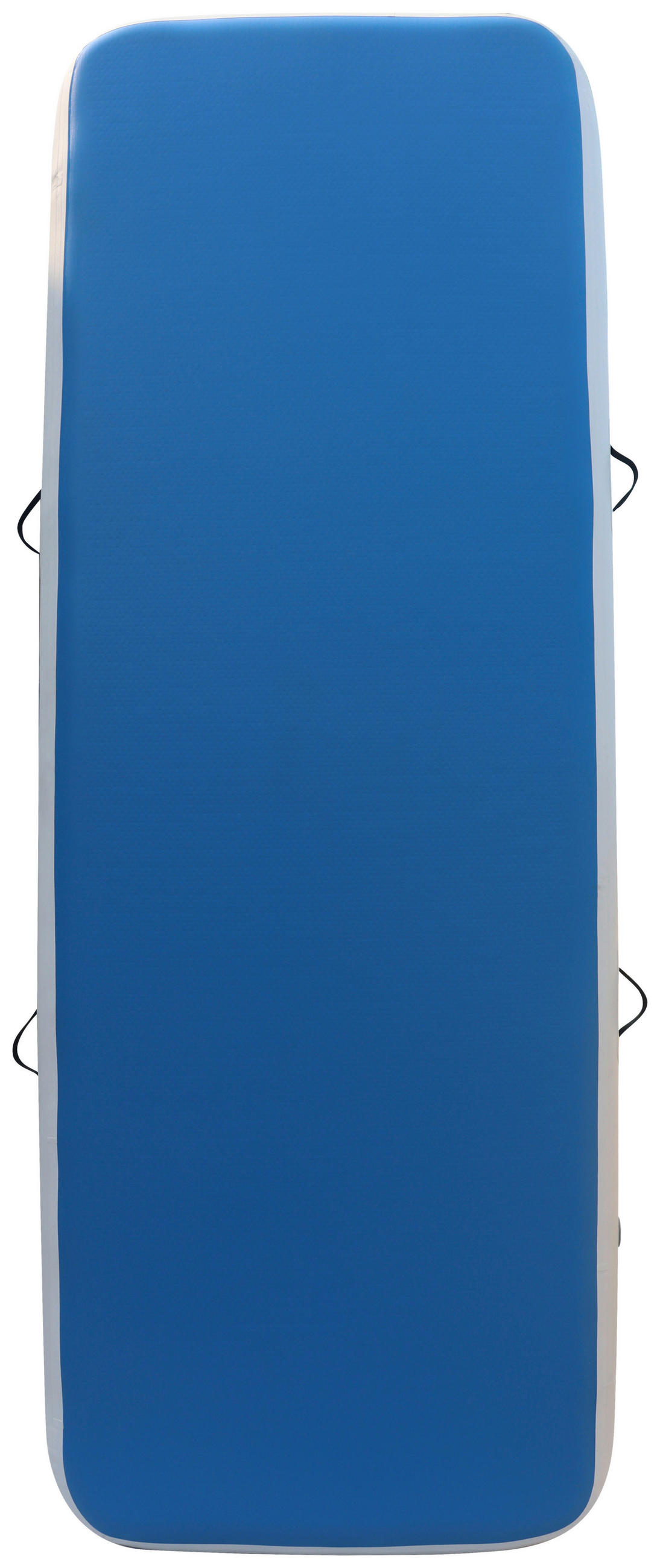 GYMNASTIKMATTE, aufblasbar 300/100/20 cm  - Blau/Weiß, Basics, Kunststoff (300/100/20cm)