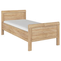 BETT 100/200 cm  in Sonoma Eiche  - Sonoma Eiche, Design, Holzwerkstoff (100/200cm) - Novel
