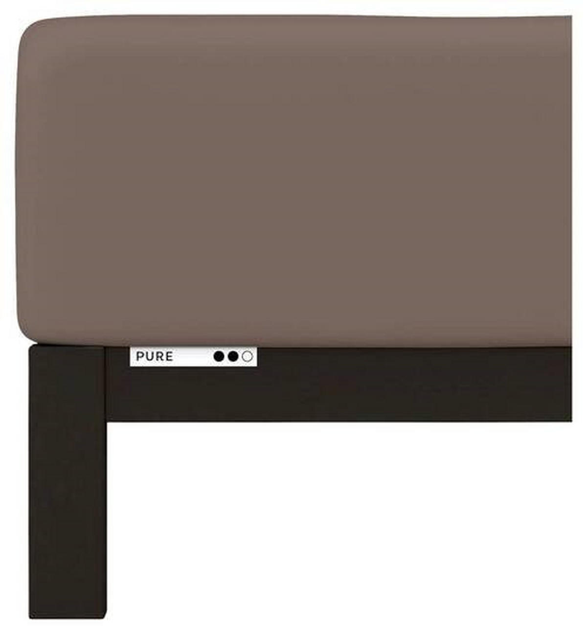 BOXSPRING-SPANNLEINTUCH 140-160/200-220 cm Jersey  - Taupe, Basics, Textil (140-160/200-220cm) - Schlafgut