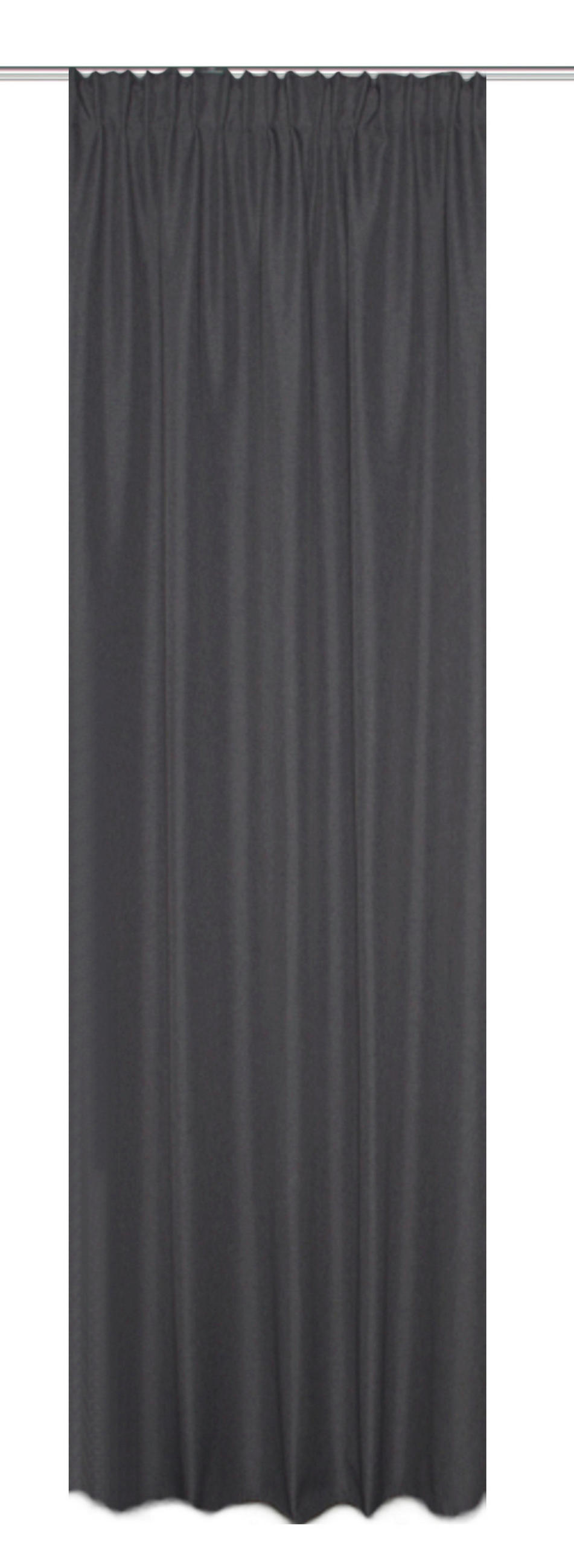 THERMOVORHANG ESKIMO blickdicht 135/245 cm   - Grau, KONVENTIONELL, Textil (135/245cm)