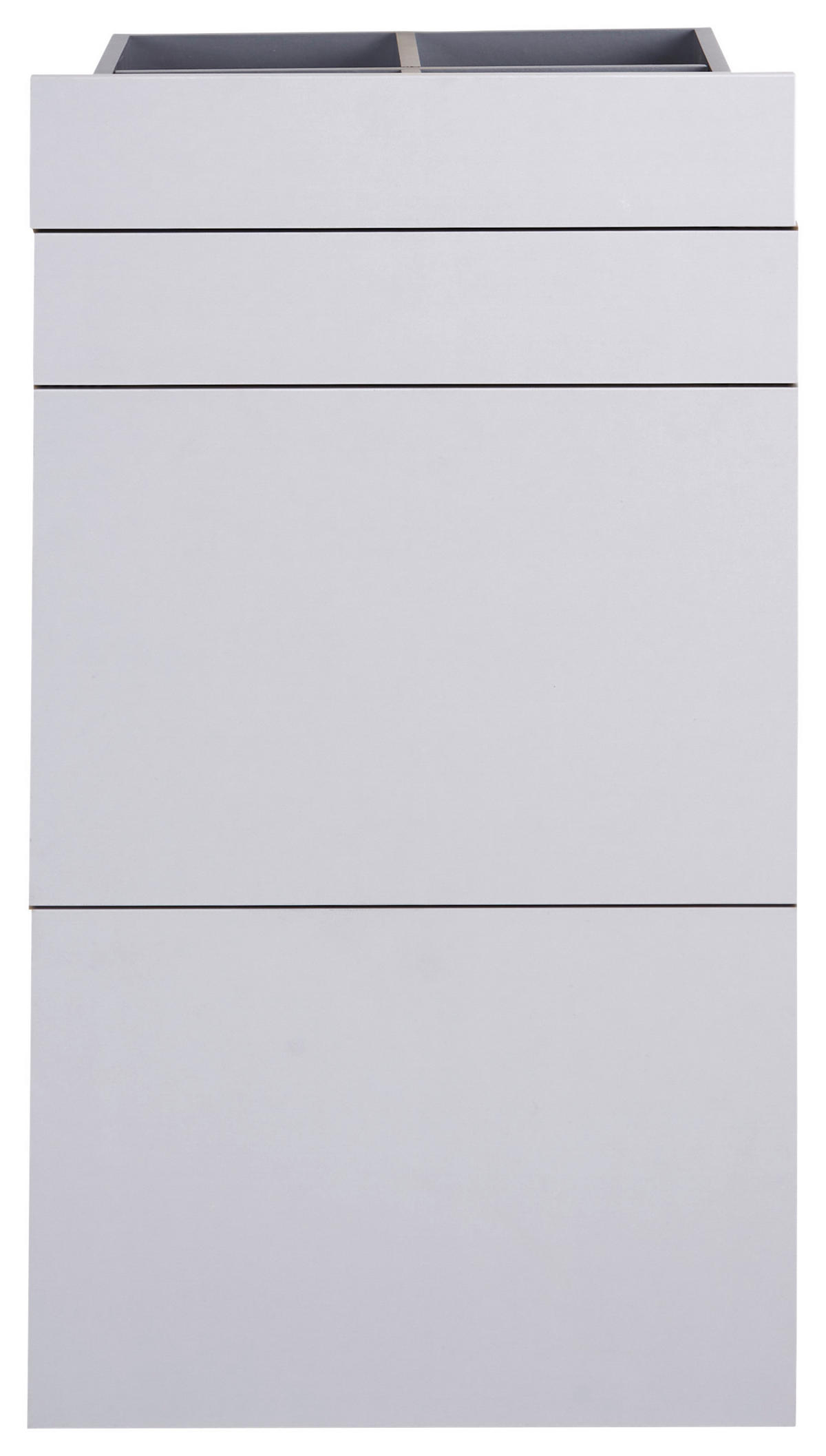 SCHUBLADENSET 45,3/83/46,8 cm   - Hellgrau, Konventionell, Holzwerkstoff (45,3/83/46,8cm) - Hom`in