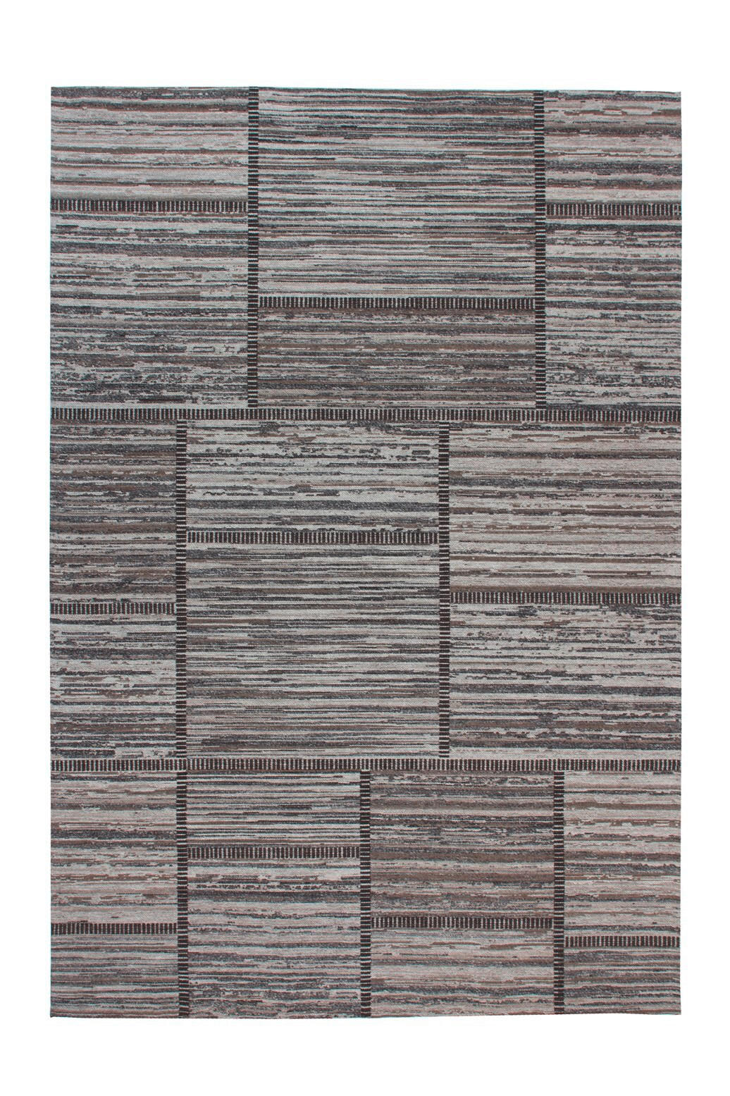 FLACHWEBETEPPICH 160/230 cm Phoenix 112 Natur / Grau Grau, Naturfarben  - Naturfarben/Grau, KONVENTIONELL, Textil (160/230cm)