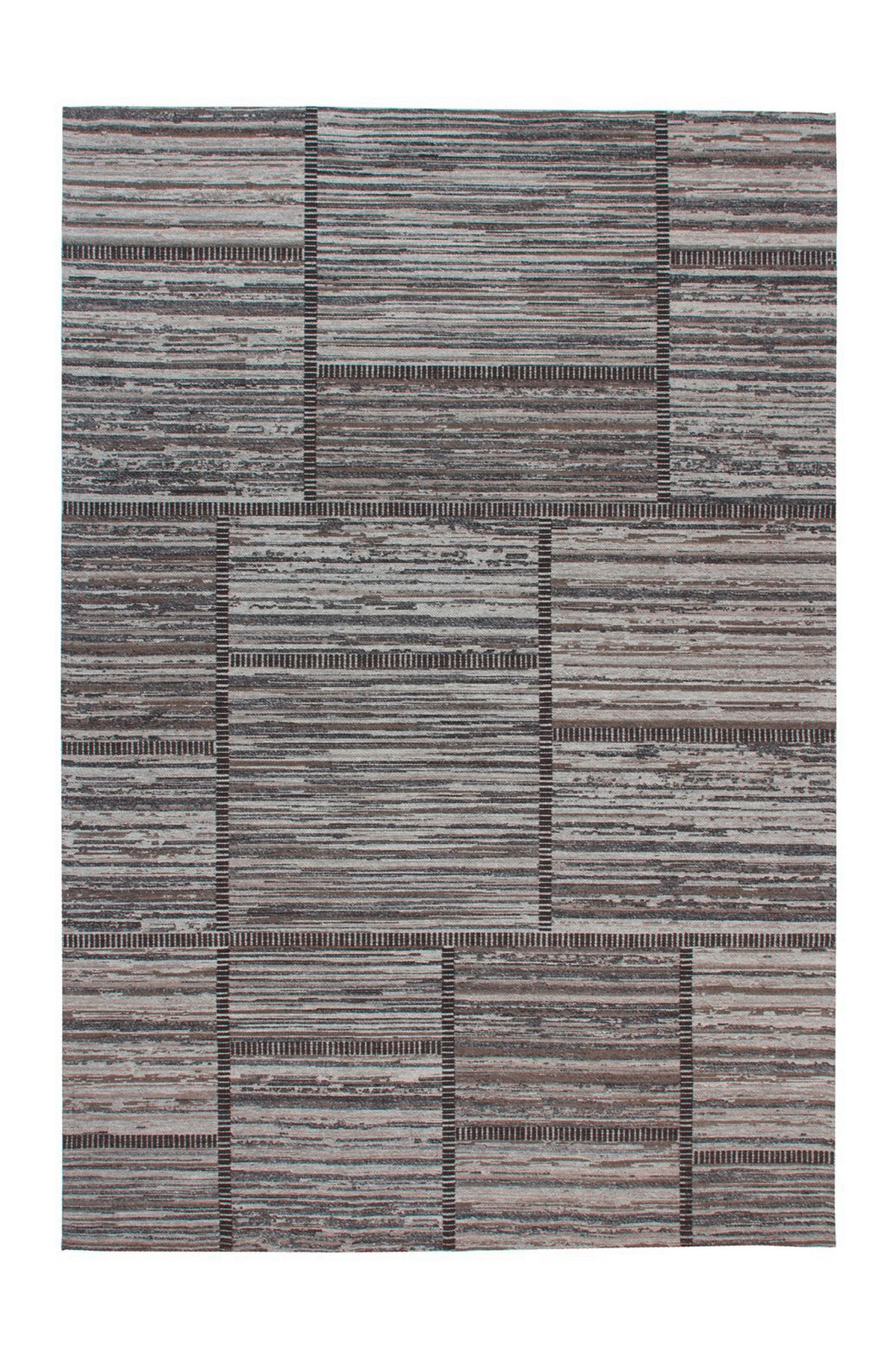 FLACHWEBETEPPICH 120/170 cm Phoenix 112 Natur / Grau Grau, Naturfarben  - Naturfarben/Grau, KONVENTIONELL, Textil (120/170cm)