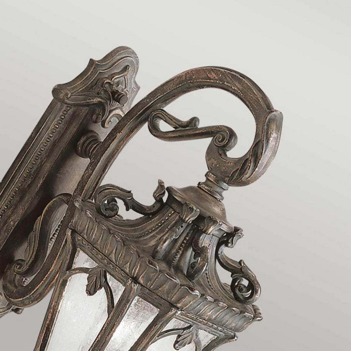 ZUNANJA STENSKA SVETILKA  Tournai   25.4/37.5/61 cm          - temno rjava, Konvencionalno, kovina/steklo (25.4/37.5/61cm) - Elstead Lighting