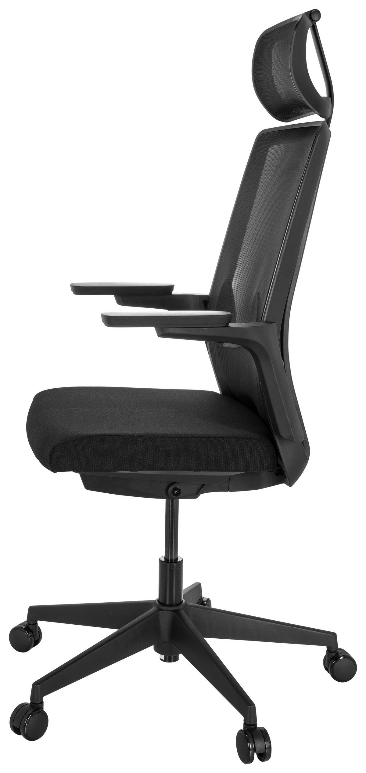 SNURRSTOL  i vävt tyg svart  - svart, Basics, textil/plast (66/123-139/66cm) - MID.YOU