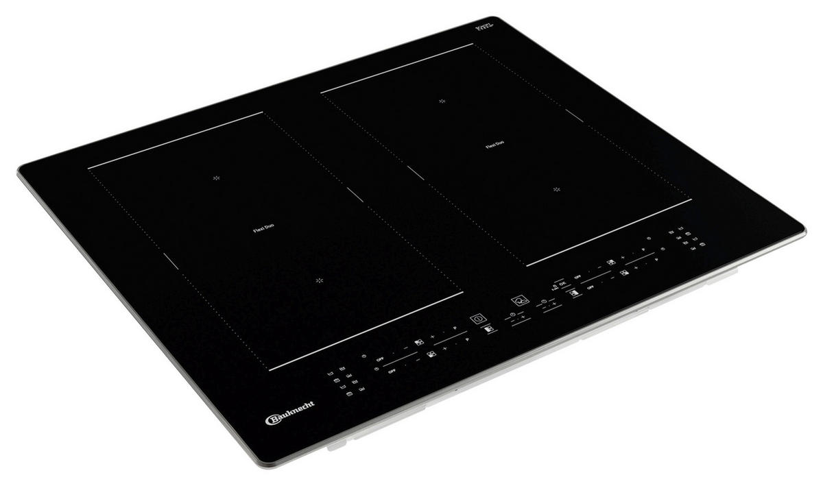 BACKOFENSET BAKO5 PF26 BLACK  - Edelstahlfarben/Schwarz, Basics, Glas/Metall (60/52cm) - Bauknecht