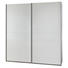 SCHWEBETÜRENSCHRANK in Weiß - Silberfarben/Weiß, Design, Holzwerkstoff/Metall (180/198/64cm) - Carryhome SCHWEBETÜRENSCHRANK in Weiß - Silberfarben/Weiß, Design, Holzwerkstoff/Metall (180/198/64cm) - Carryhome
