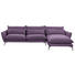 WOHNLANDSCHAFT in Textil Violett - Violett/Schwarz, Design, Textil/Metall (338/165cm) - Hom`in WOHNLANDSCHAFT in Textil Violett - Violett/Schwarz, Design, Textil/Metall (338/165cm) - Hom`in