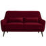 DREISITZER-SOFA in Textil Rot - Rot/Schwarz, Trend, Holz/Textil (160/86/80cm) - Carryhome DREISITZER-SOFA in Textil Rot - Rot/Schwarz, Trend, Holz/Textil (160/86/80cm) - Carryhome