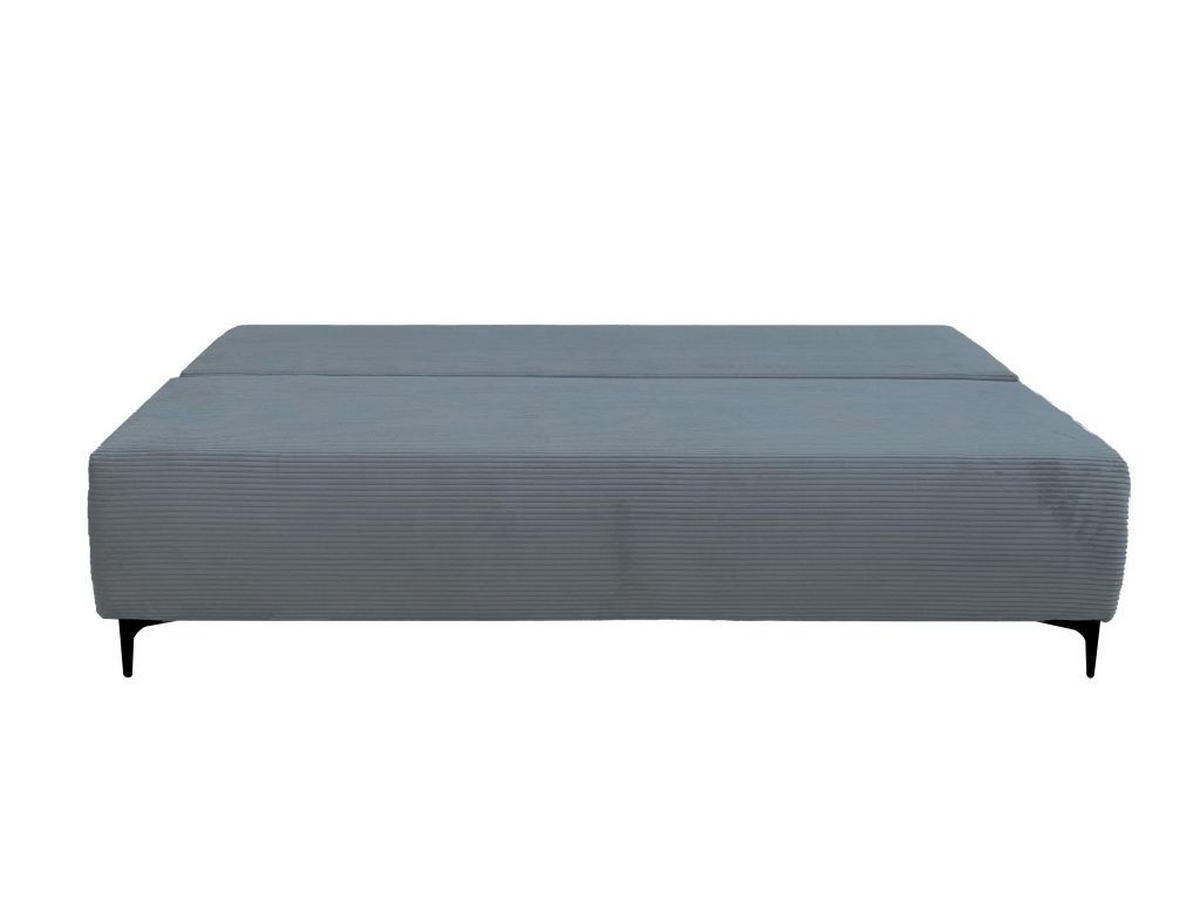 SOFA LEŽAJ siva  - siva/crna, Dizajnerski, tekstil (195/94/90cm) - Ti'me