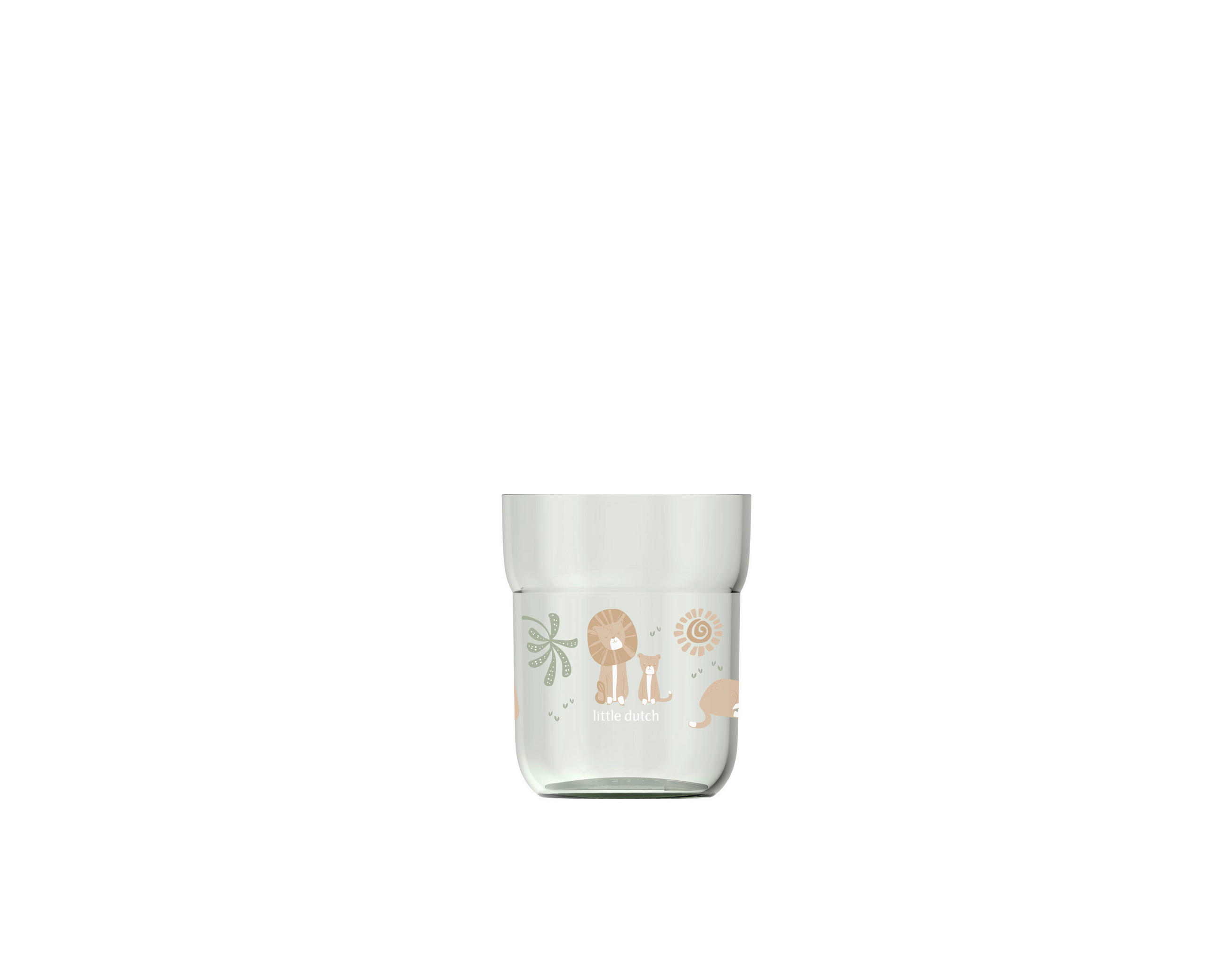 TRINKBECHER Safari Friends 250 ml  - Salbeigrün/Multicolor, Basics, Kunststoff (250ml) - Mepal