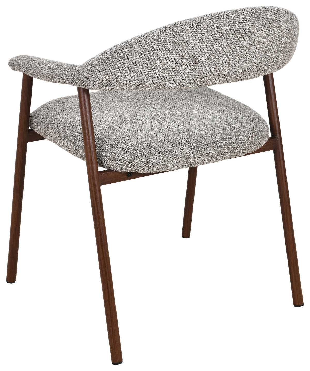 ARMLEHNSTUHL  in Eisen Bouclé  - Eichefarben/Beige, Basics, Holz/Textil (59/75/62cm) - Livetastic