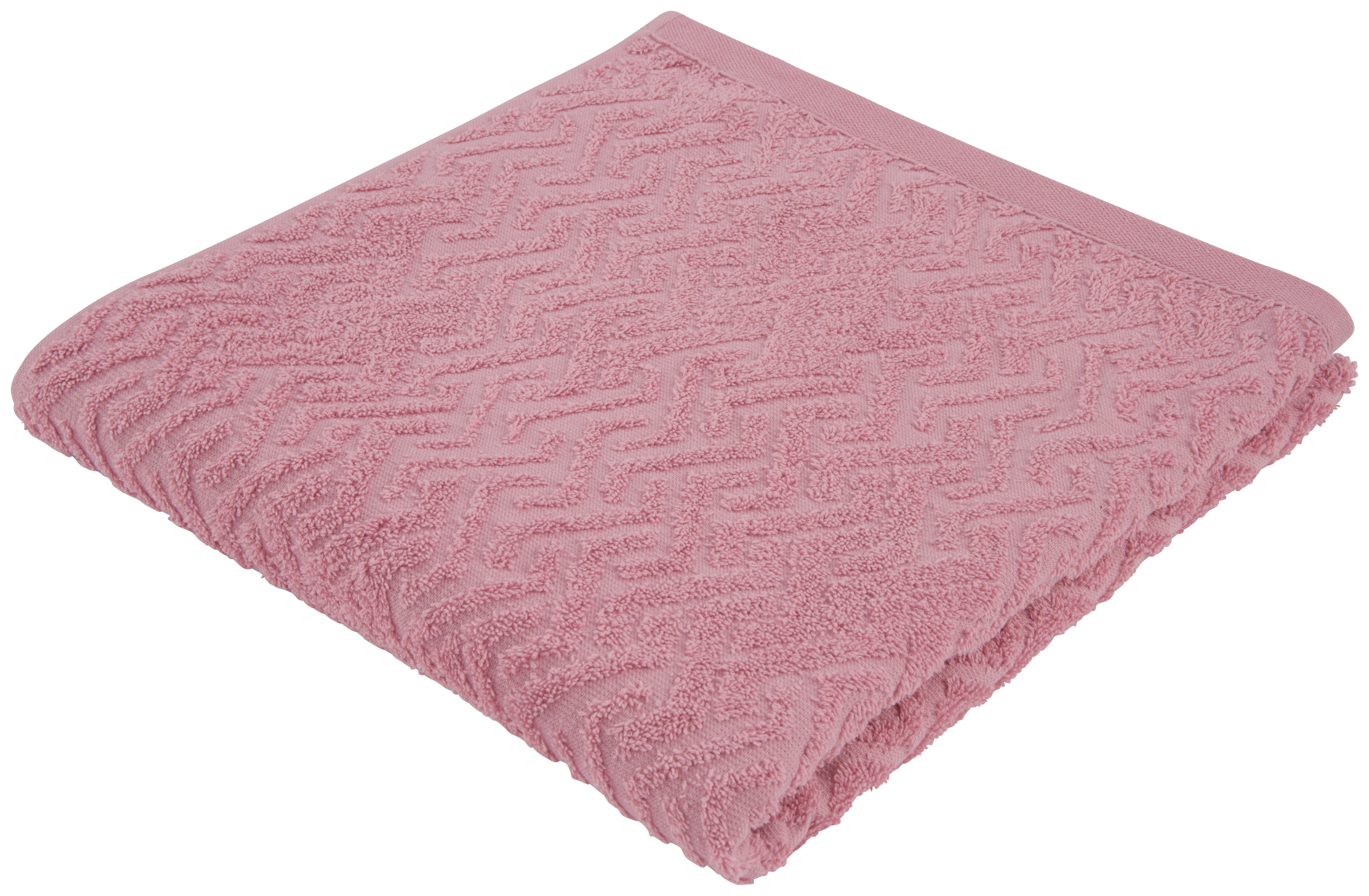 TÖRÖLKÖZŐ 70/140 cm Rózsaszín  - Rózsaszín, Trend, Textil (70/140cm) - Esposa