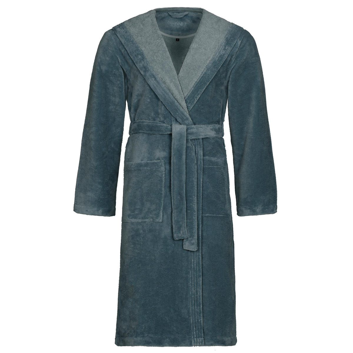 BADEMANTEL Lynn L Unisex  - Blau, Basics (Lnull) - Vossen