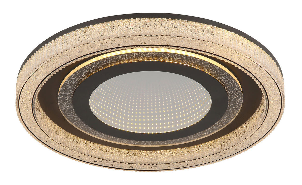 LED-DECKENLEUCHTE  48/7 cm    - Klar/Weiss, Basics, Kunststoff/Metall (48/7cm) - Globo