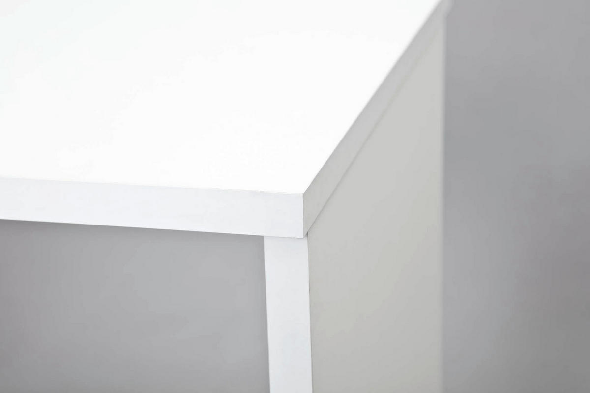 SKRIVBORD 115/55/76 cm  i vit  - vit, Klassisk, trämaterial (115/55/76cm) - MID.YOU