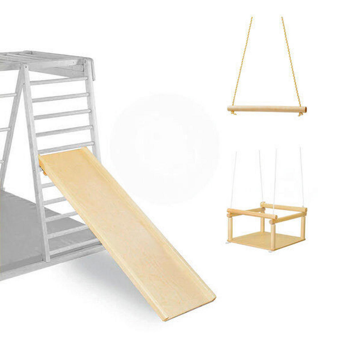 KLETTERGERÜST ZUBEHÖR - Birkefarben, Basics, Holz (112cm) - CLIFF