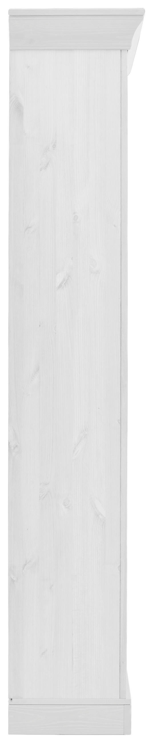 REGAL Kiefer massiv Weiß  - Weiß, ROMANTIK / LANDHAUS, Holz (108/202/38cm) - Boxxx