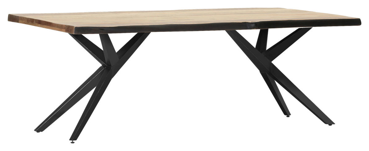 TISCHPLATTE Akaziefarben   - Akaziefarben, Design, Holz (220/100/5cm) - Landscape