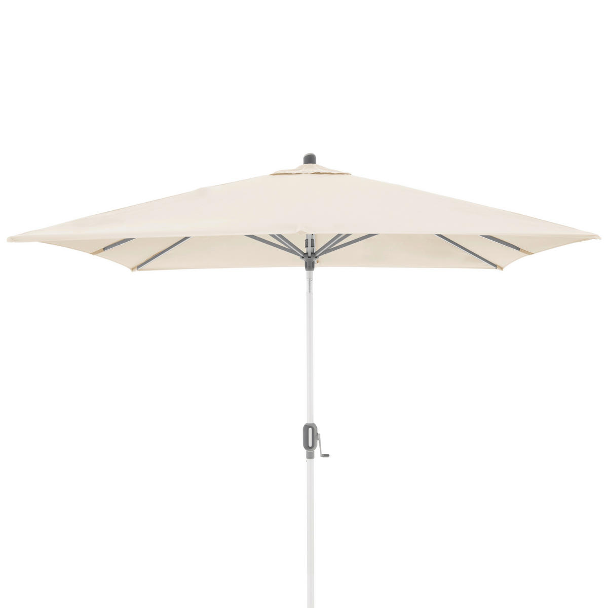 SONNENSCHIRM 240x240 cm Naturfarben  - Silberfarben/Naturfarben, KONVENTIONELL, Textil/Metall (240/240cm) - Doppler