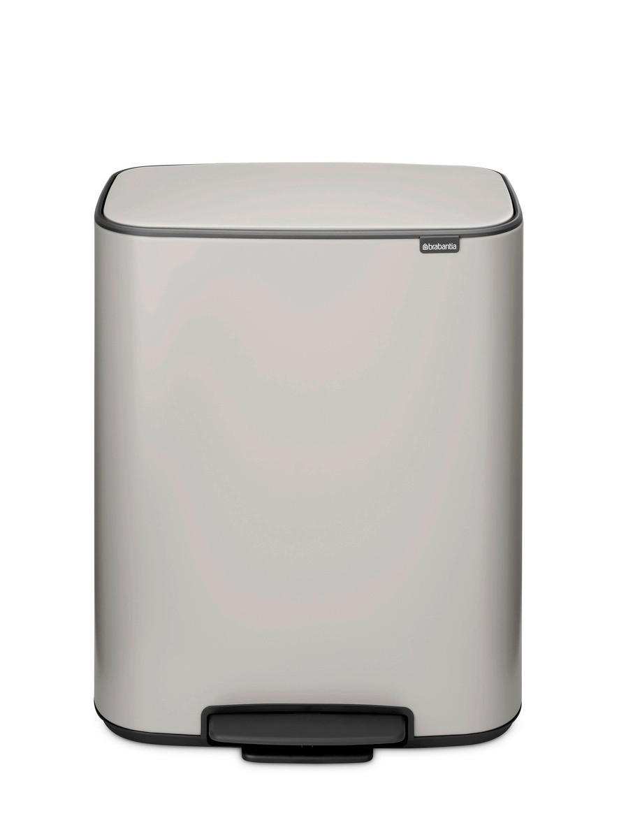 KANTA SA PAPUČICOM  60 l   - svetlosiva/antracit, Osnovno, metal/plastika (36,3/65,2/54,10cm) - Brabantia