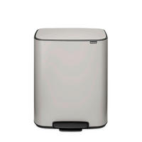KANTA SA PAPUČICOM  60 l   - svetlosiva/antracit, Osnovno, metal/plastika (36,3/65,2/54,10cm) - Brabantia