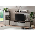 TV-ELEMENT Grau, Eichefarben  210/58/50 cm  - Eichefarben/Grau, Design, Holzwerkstoff/Metall (210/58/50cm) - Novel