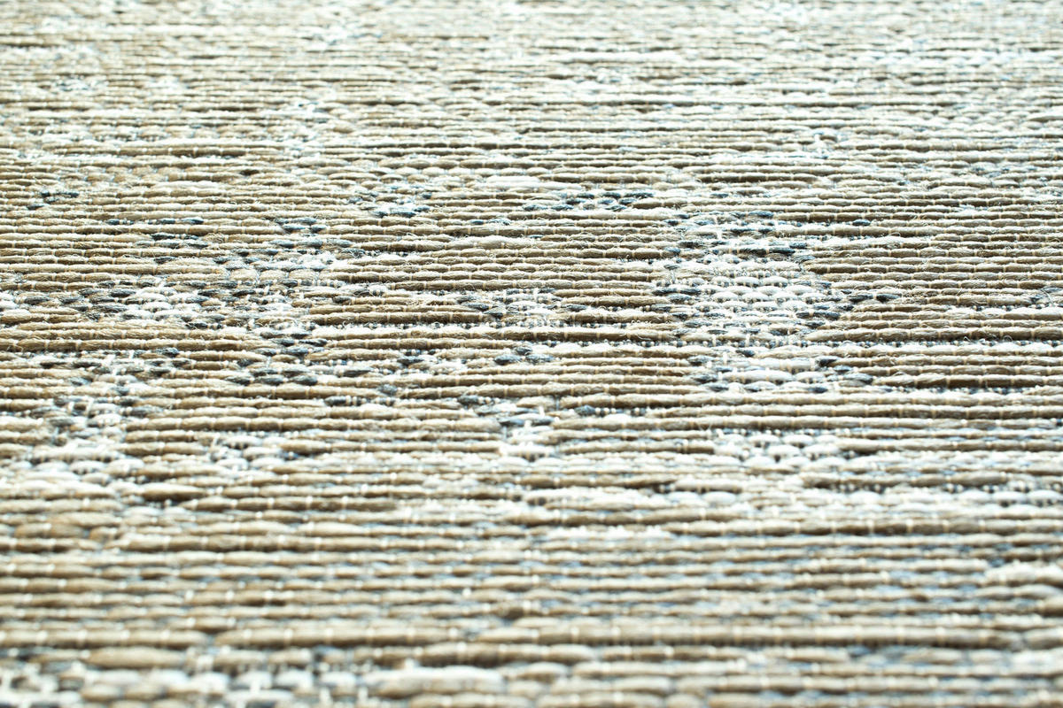 OUTDOORTEPPICH 60/110 cm Amalfi Grau, Hellgrau, Hellbraun  - Hellbraun/Hellgrau, KONVENTIONELL, Textil (60/110cm) - Novel