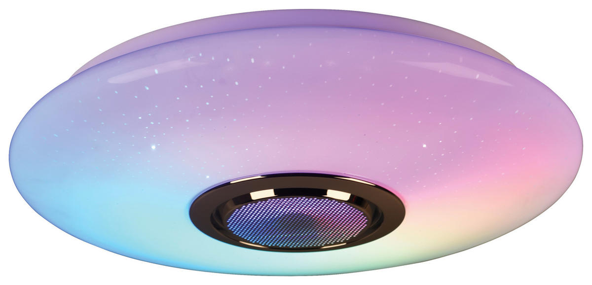 LED-DECKENLEUCHTE  41/8,5 cm    - Weiss, Design, Kunststoff (41/8,5cm) - P & B