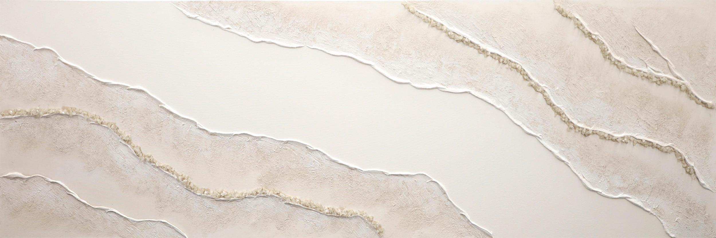 ÖLGEMÄLDE Abstraktes 150/50 cm  - Hellbraun/Multicolor, KONVENTIONELL, Holzwerkstoff/Textil (150/50cm) - Monee