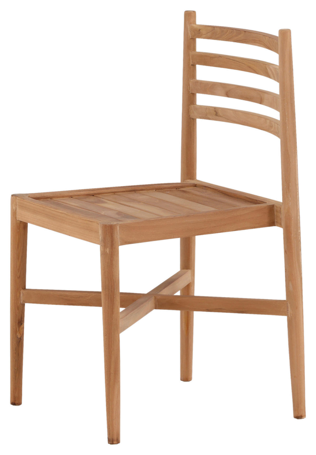 STAPELSESSEL Teakholz Teakfarben  - Teakfarben, KONVENTIONELL, Holz (50/81/52cm) - Gardenson