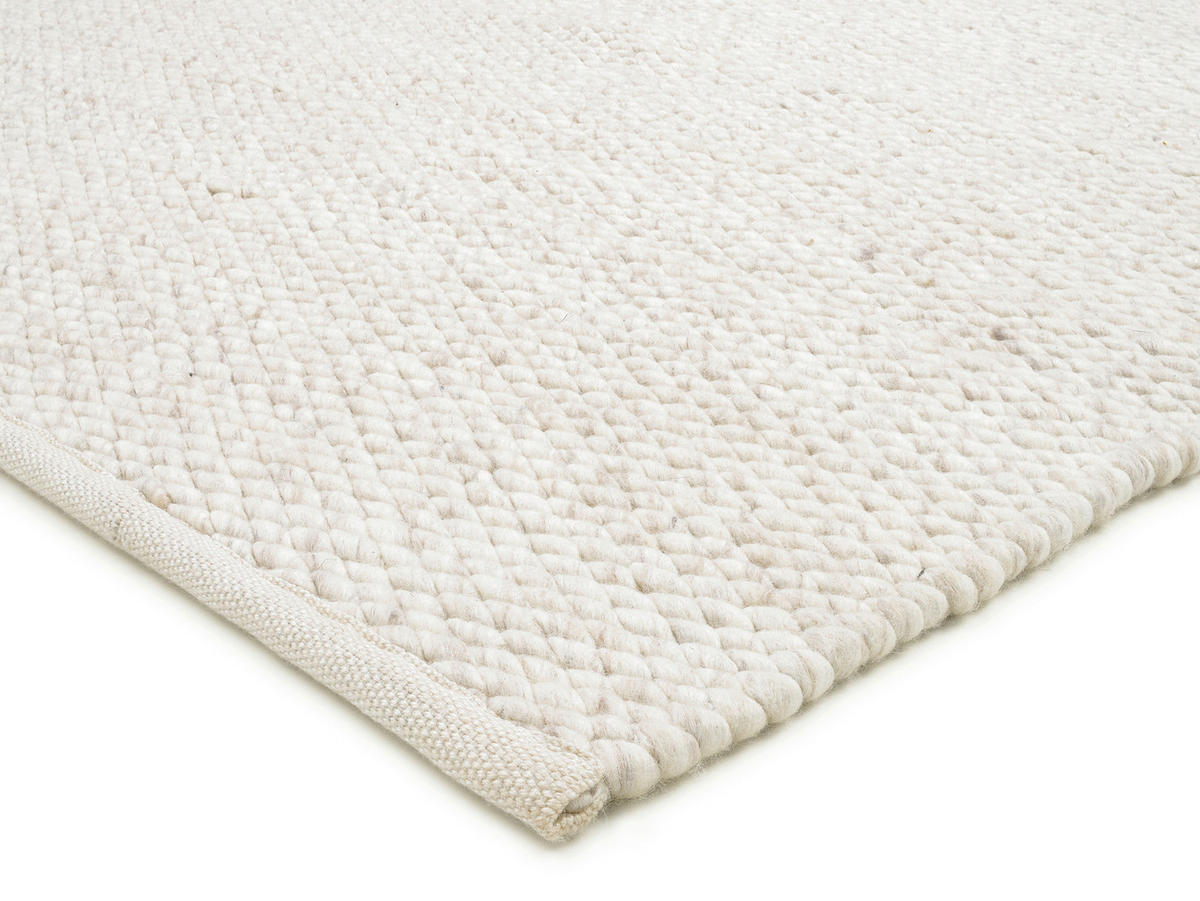 HANDWEBTEPPICH 90/160 cm Grau  - Grau, Basics, Textil (90/160cm) - Musterring