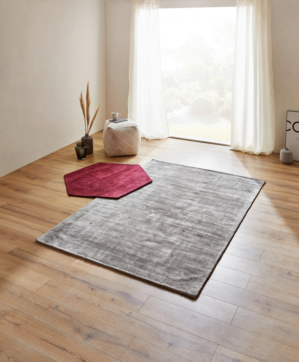 TKANA PREPROGA  Shine     160/230 cm    tkano  siva  - siva, Design, tekstil (160/230cm) - Novel