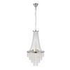 KRONLEUCHTER 38/68 cm   - Klar/Chromfarben, Basics, Glas/Metall (38/68cm) - Markslöjd
