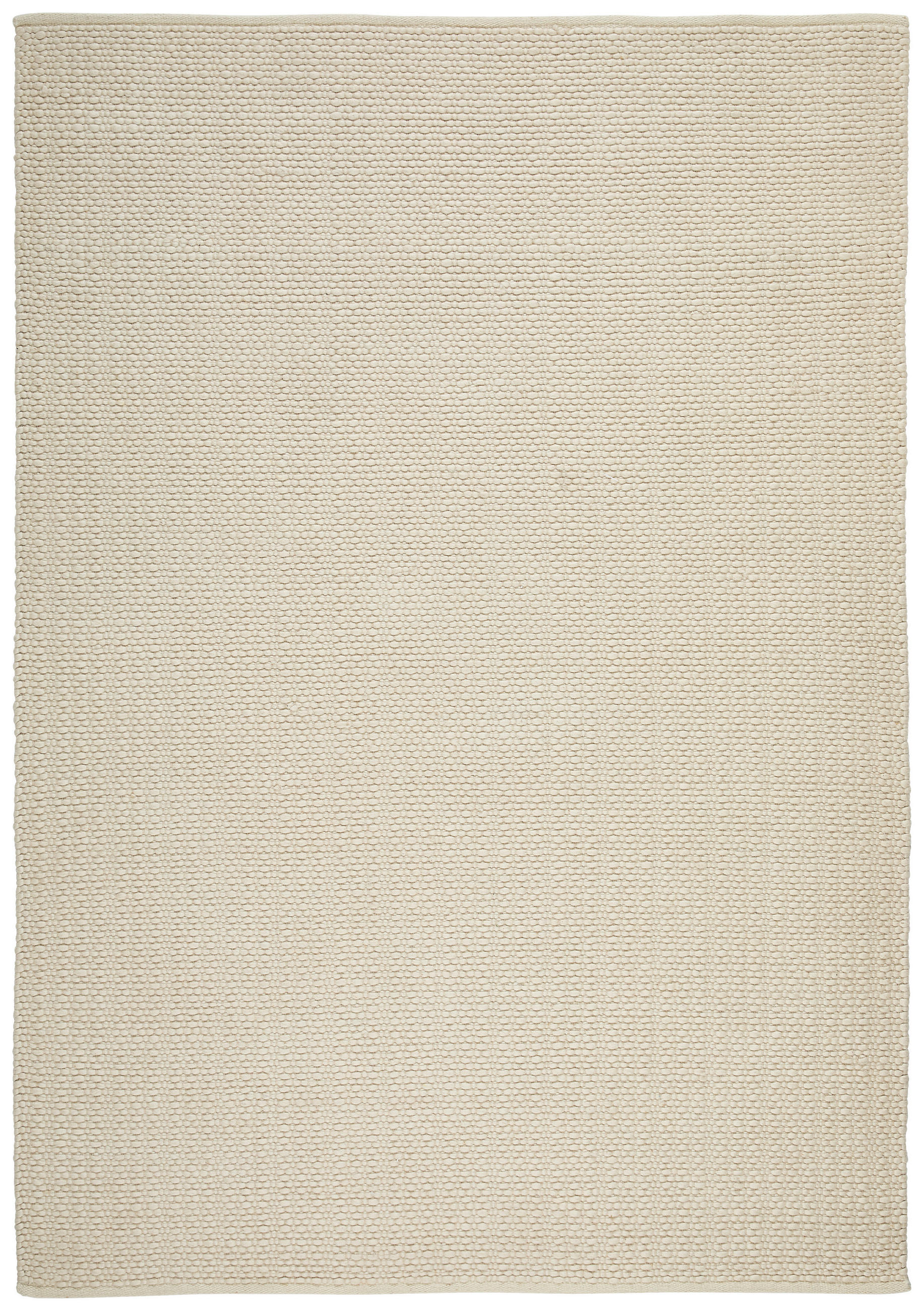 HANDWEBTEPPICH Wohnzimmer 70/130 cm Beige rechteckig  - Beige, Natur, Textil (70/130cm) - Linea Natura
