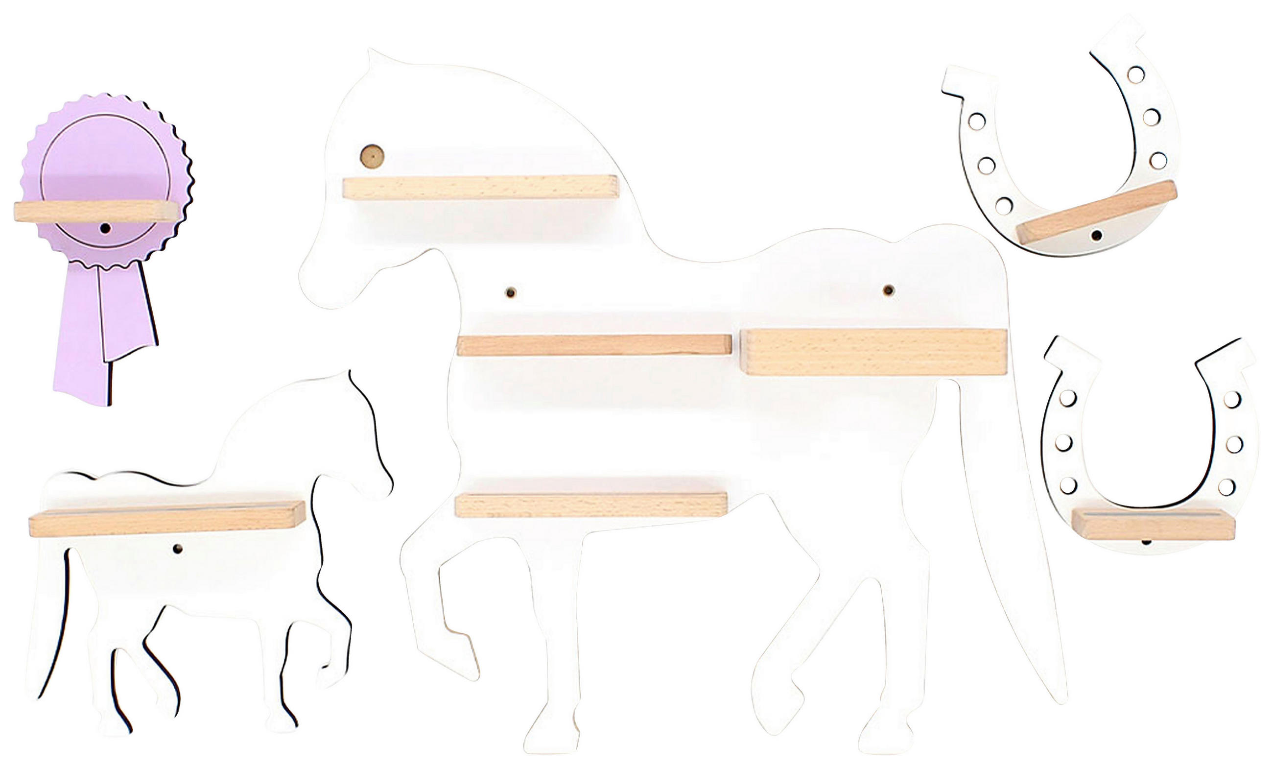 KINDERREGAL Weiß - Weiß, MODERN, Holzwerkstoff (46/43/19cm) - MID.YOU