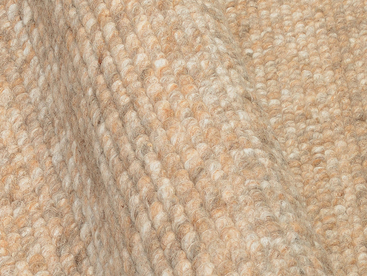 HANDWEBTEPPICH 80/250 cm Helsinki Cappuccino  - Cappuccino, Basics, Textil (80/250cm) - Linea Natura