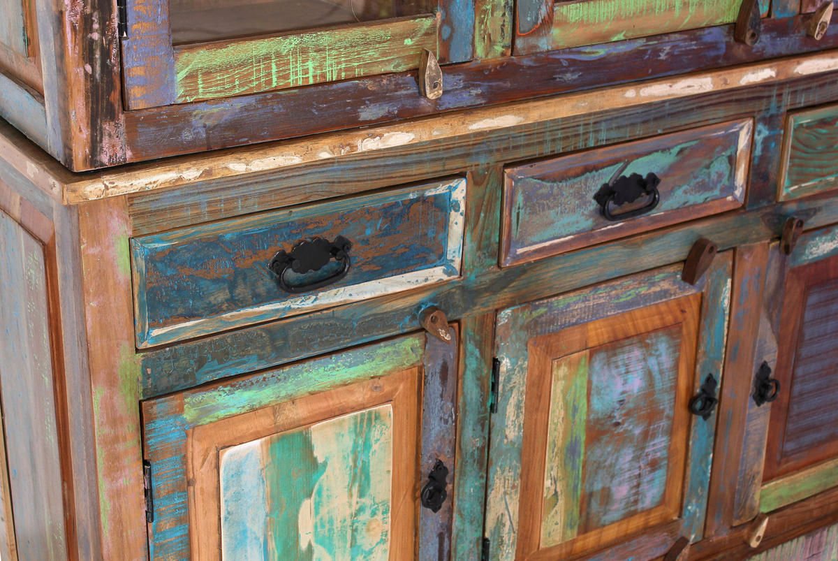 SIDEBOARD 140/80/40 cm  - Multicolor/Schwarz, Design, Holz/Metall (140/80/40cm) - MID.YOU