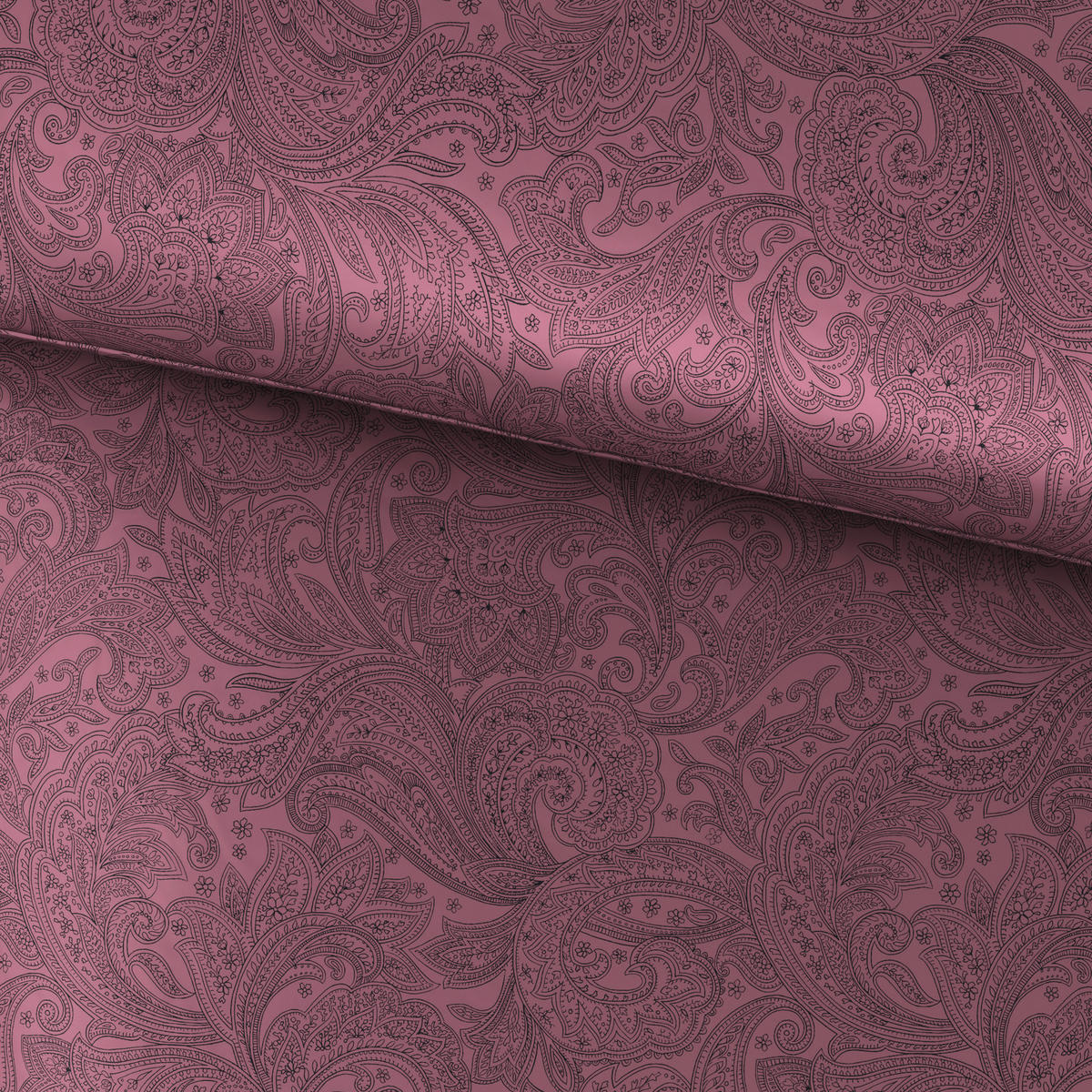 BETTWÄSCHE Satin 200/200 cm  - Mauve, Textil (200/200cm) - Novel