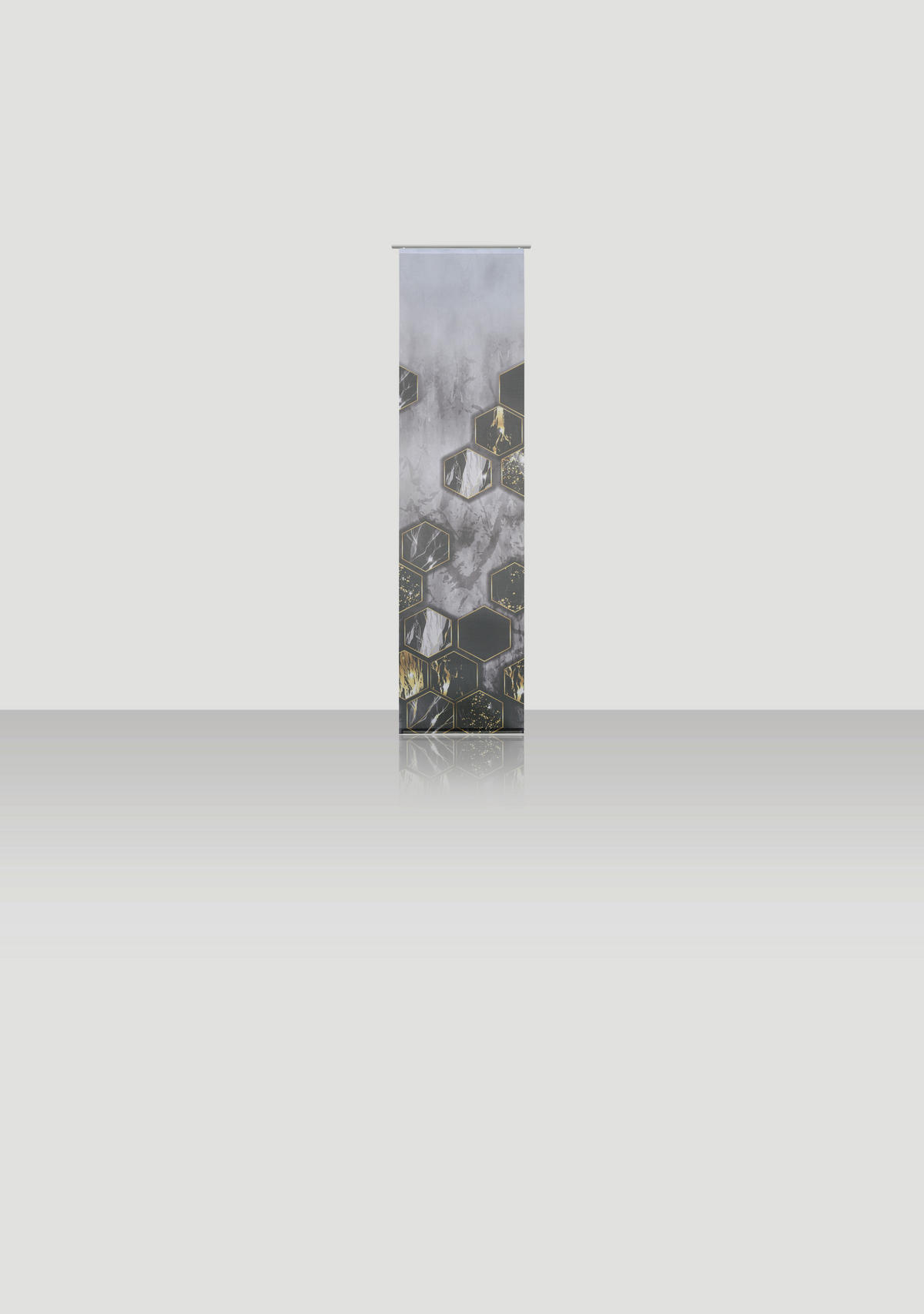 FLÄCHENVORHANG   halbtransparent   60/245 cm  - Anthrazit, Design, Textil (60/245cm) - Novel