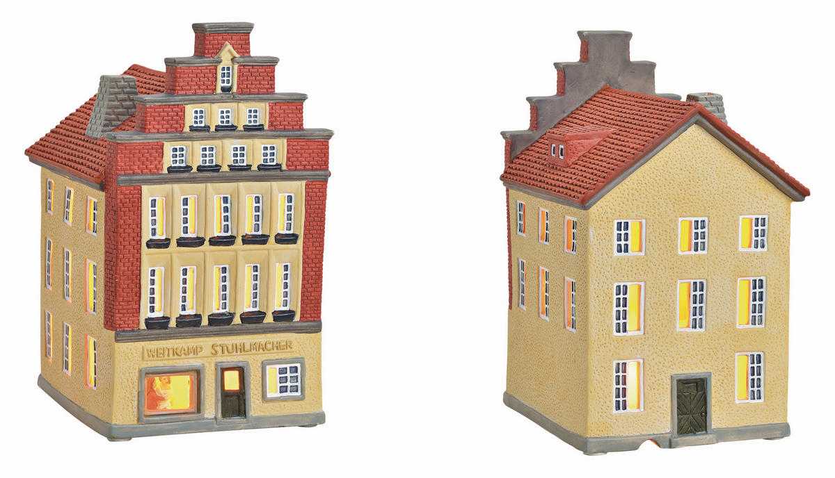 DEKOHAUS - Rot/Braun, Basics, Keramik (12/20/14cm)